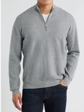 Peter Millar  Men's Quarter-Zip 100% Merino wool